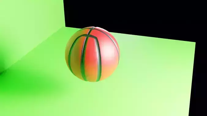 basketball 3d model free download Free low-poly 3D model