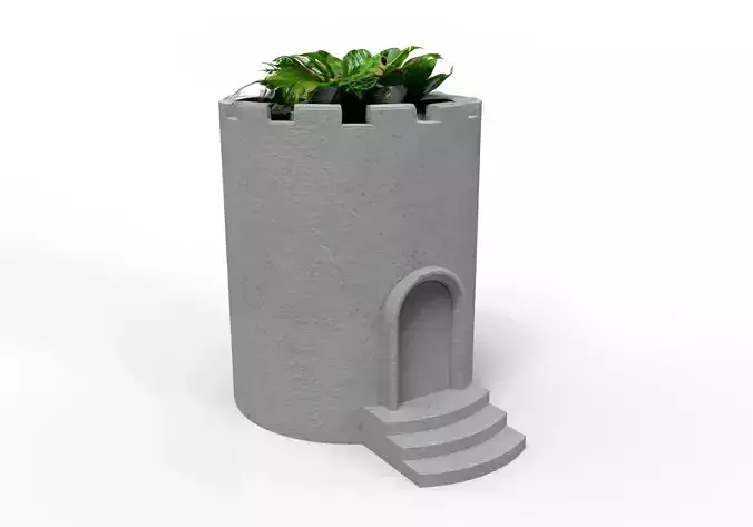 Circular Villa Flower Pot