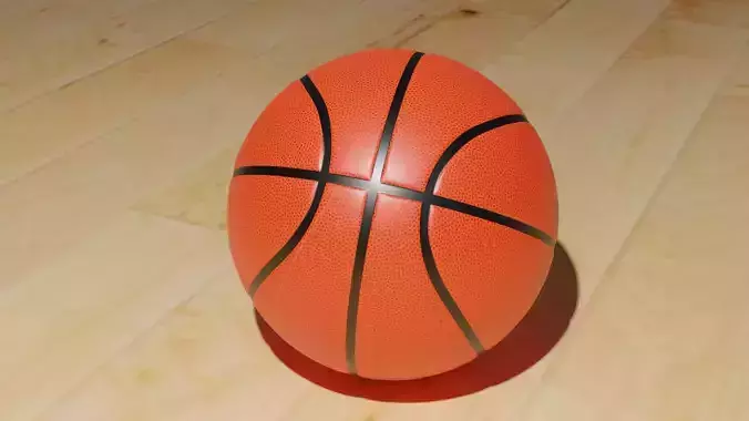 Basketball - low poly - game ready Low-poly 3D model