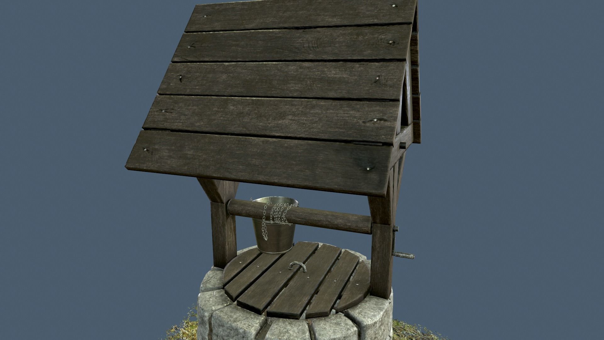 Stone Well 3D model_11