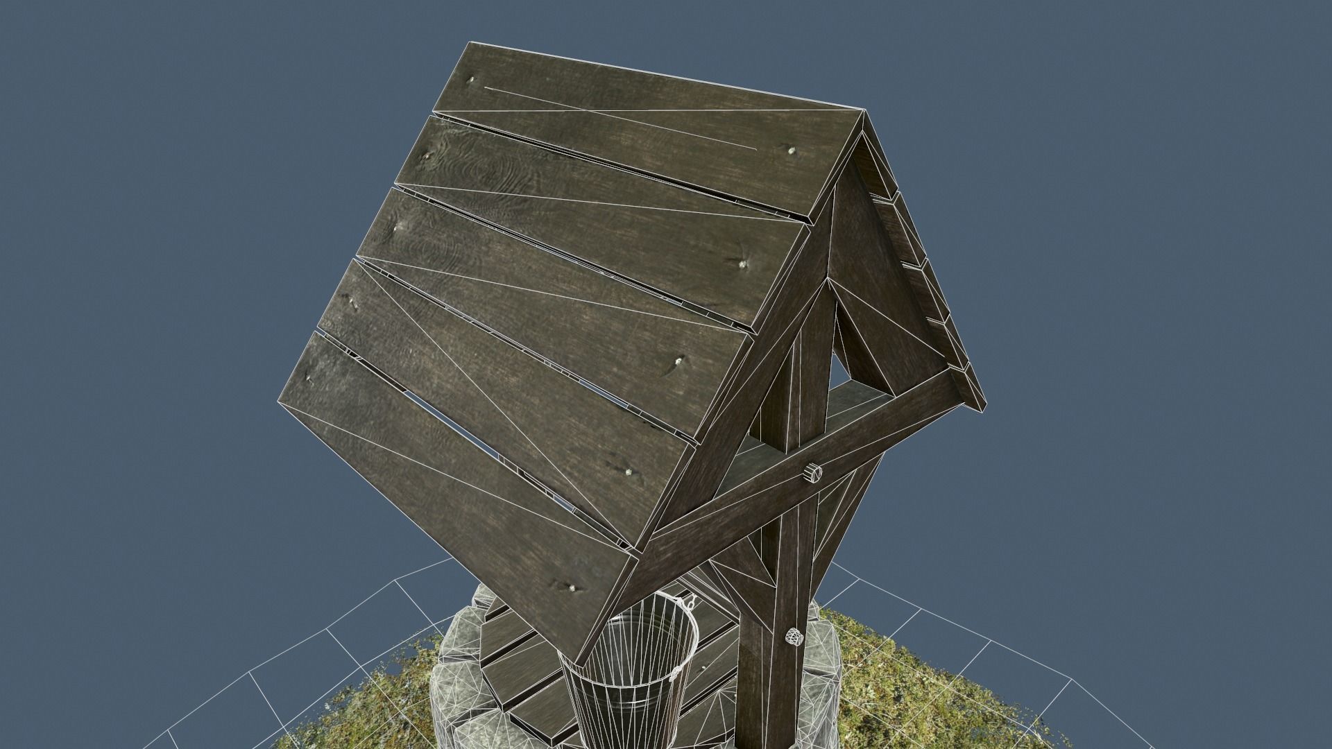 Stone Well 3D model_10