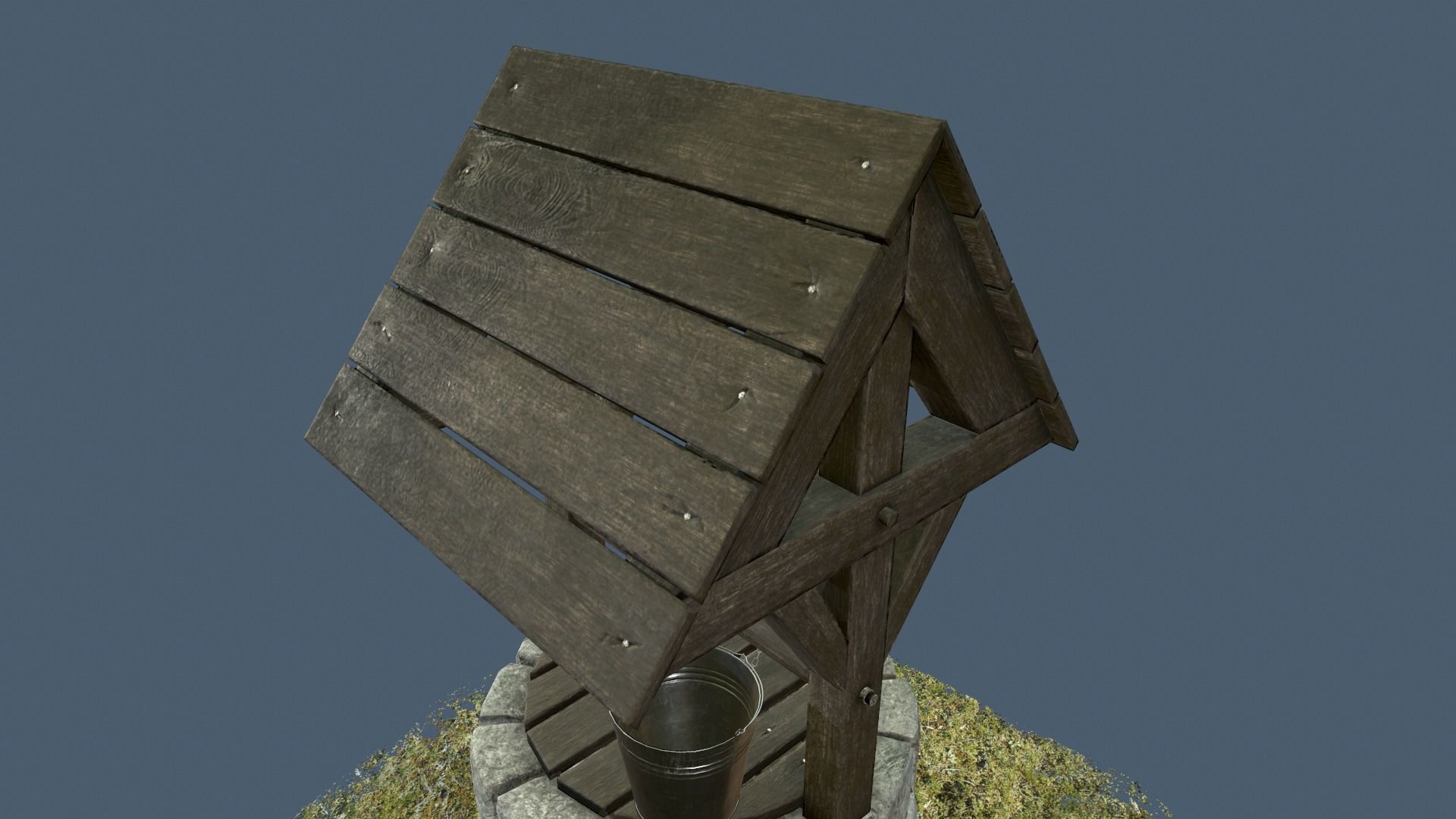 Stone Well 3D model_9