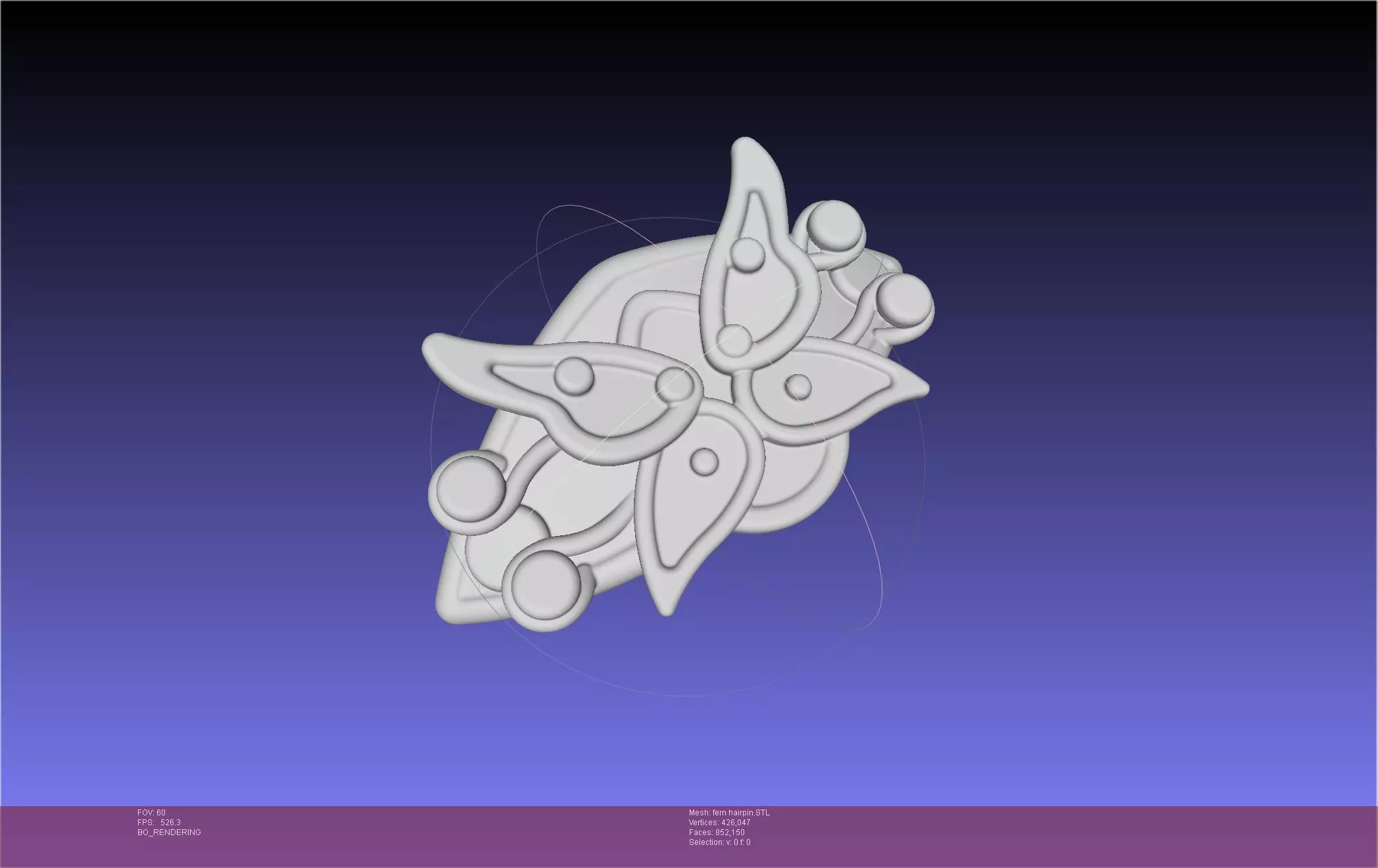 Frieren Fern Hairpin 3D print model