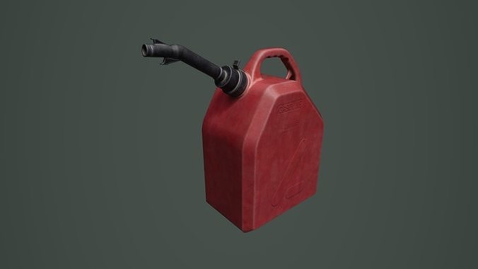 Jerrycan 01 Low-poly 3D model 6