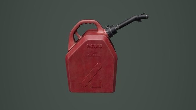 Jerrycan 01 Low-poly 3D model 3