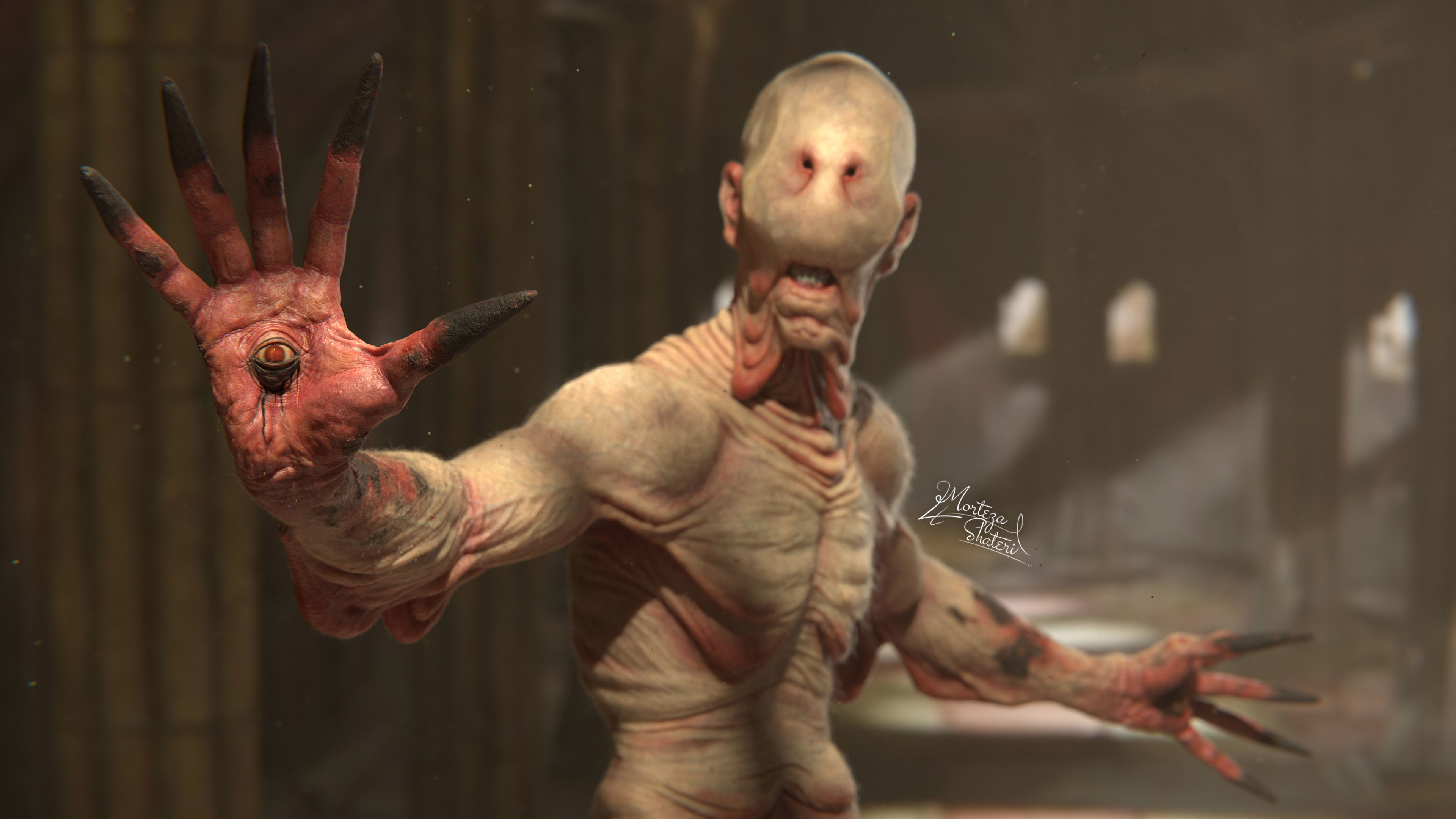 44 EYE - High Detailed Eye For Creatures - VDM Zbursh Blender 3D model_2