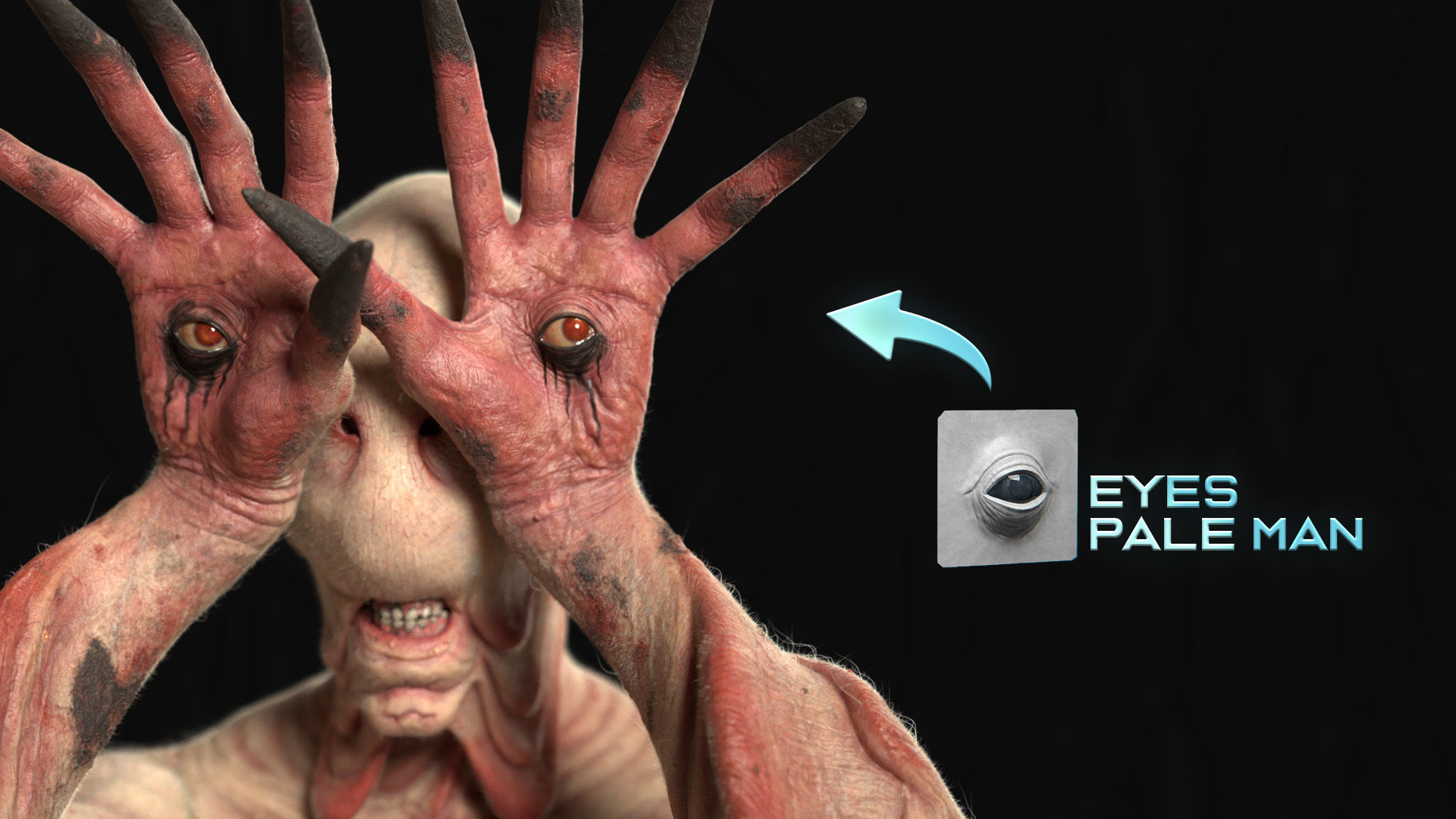 44 EYE - High Detailed Eye For Creatures - VDM Zbursh Blender 3D model_3