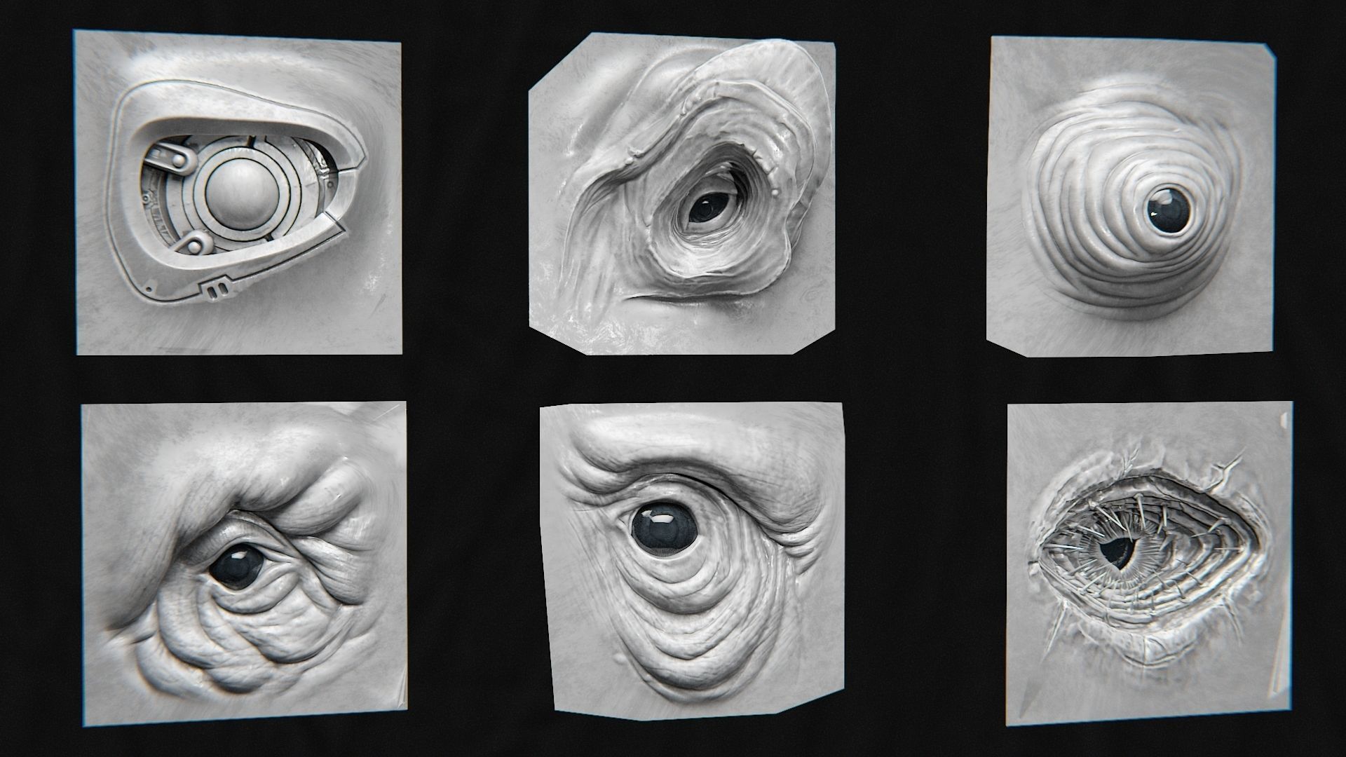 44 EYE - High Detailed Eye For Creatures - VDM Zbursh Blender 3D model_9