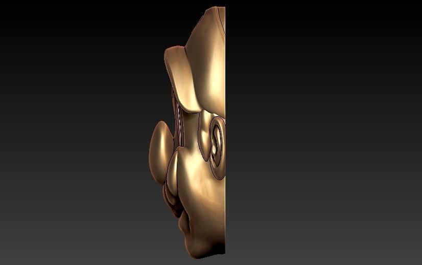 Super Mario Pendant 3D print model_3