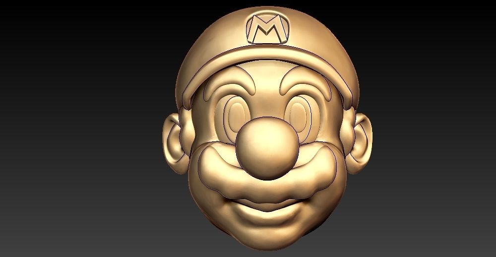 Super Mario Pendant 3D print model_1