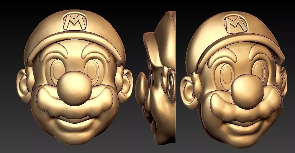 Super Mario Pendant 3D print model_0