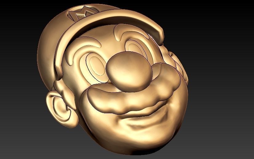 Super Mario Pendant 3D print model_4