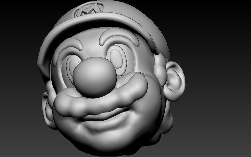 Super mario 3D print model_2