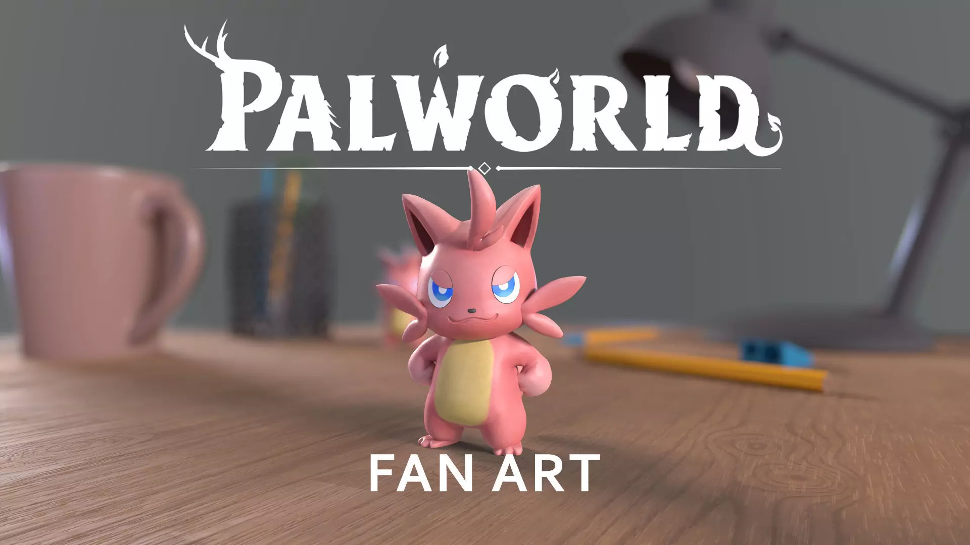 PALWORLD 02 CATTIVA FANART 3D print model_0
