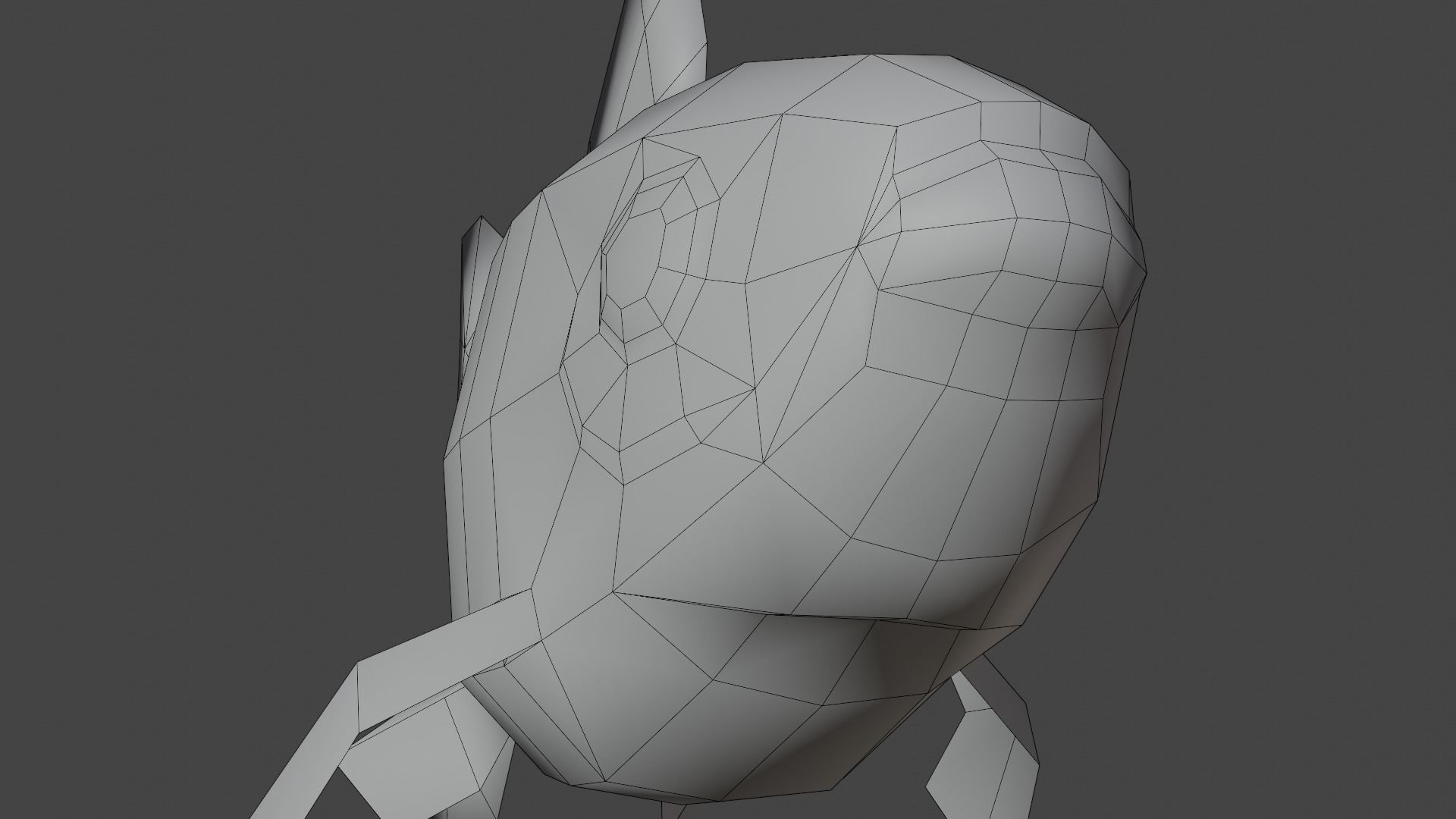 Golden Fish - Hand Painted 3D model_5