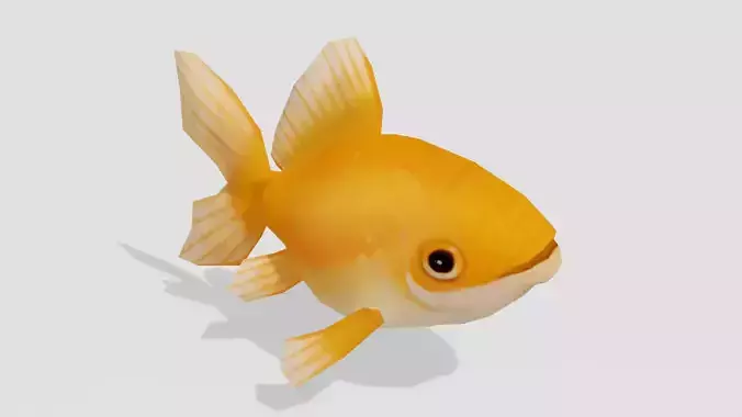 Golden Fish - Hand Painted