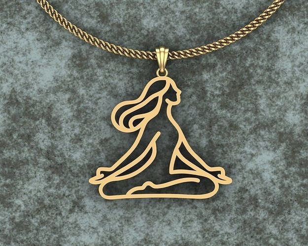Yoga Pendant  3D print model
