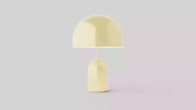 Bell Table Lamp Light Brass