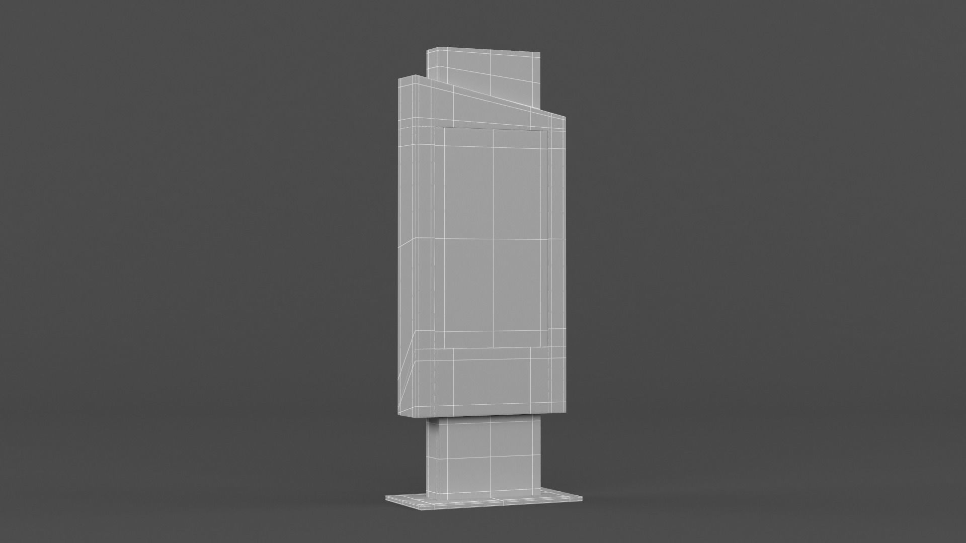 Electronic Kiosk 3D model_11