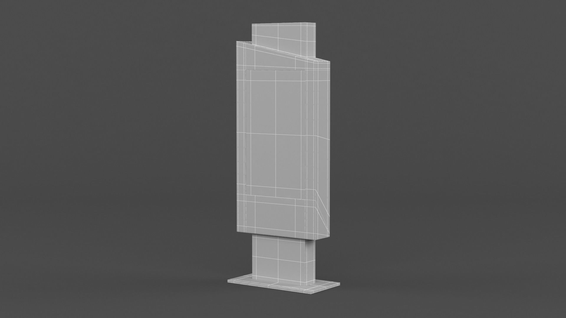 Electronic Kiosk 3D model_8