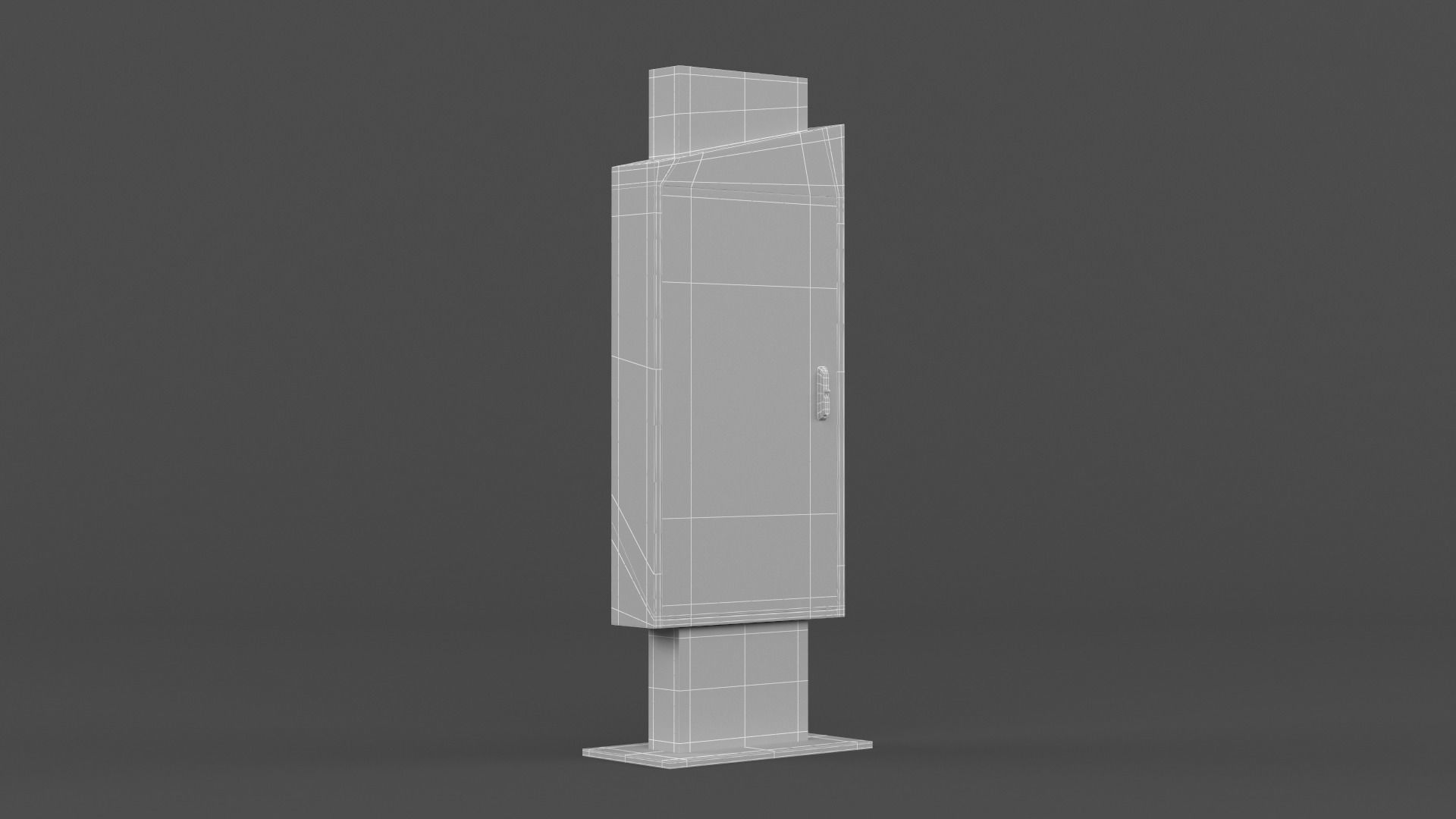 Electronic Kiosk 3D model_10