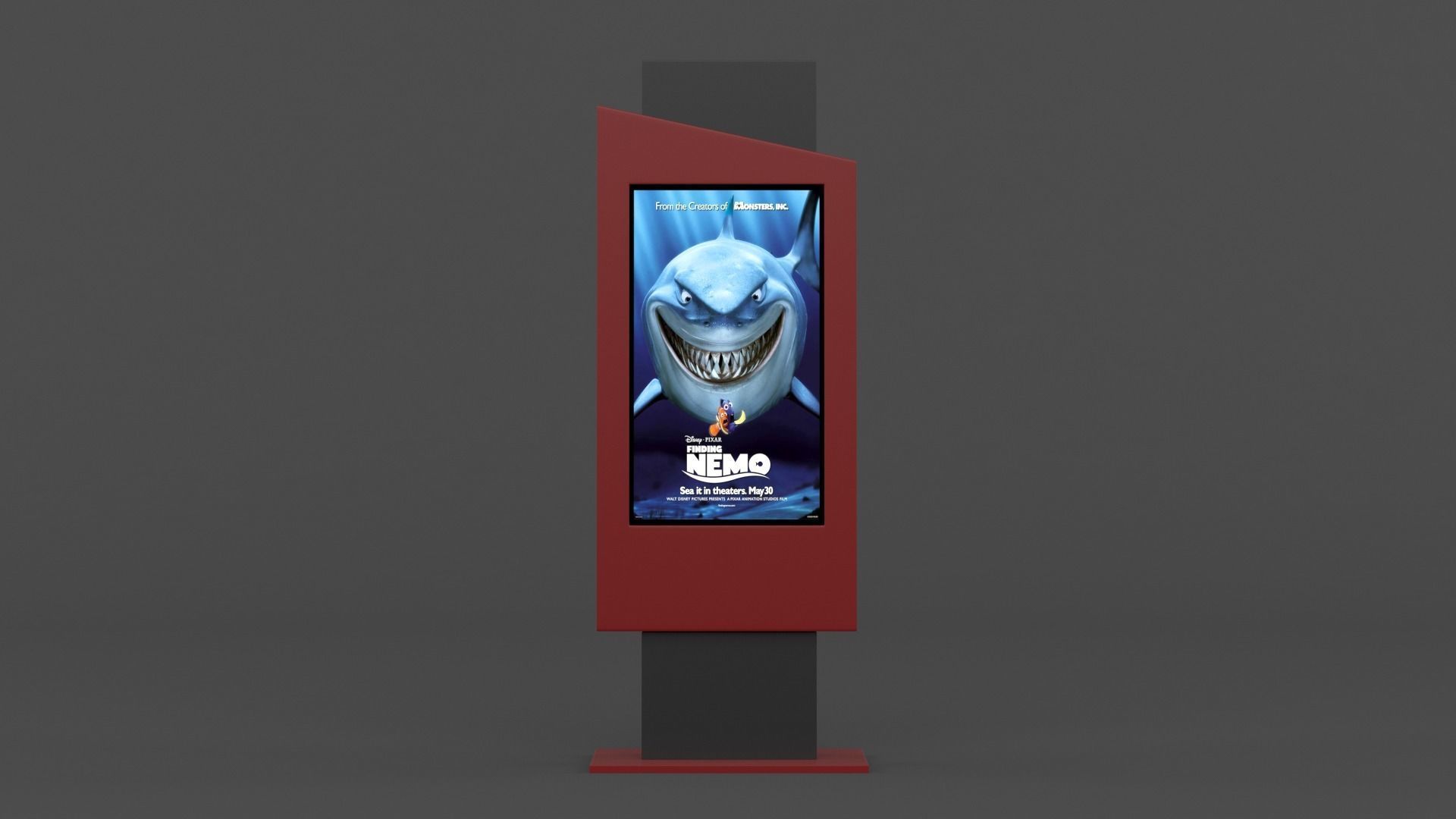 Electronic Kiosk 3D model_1