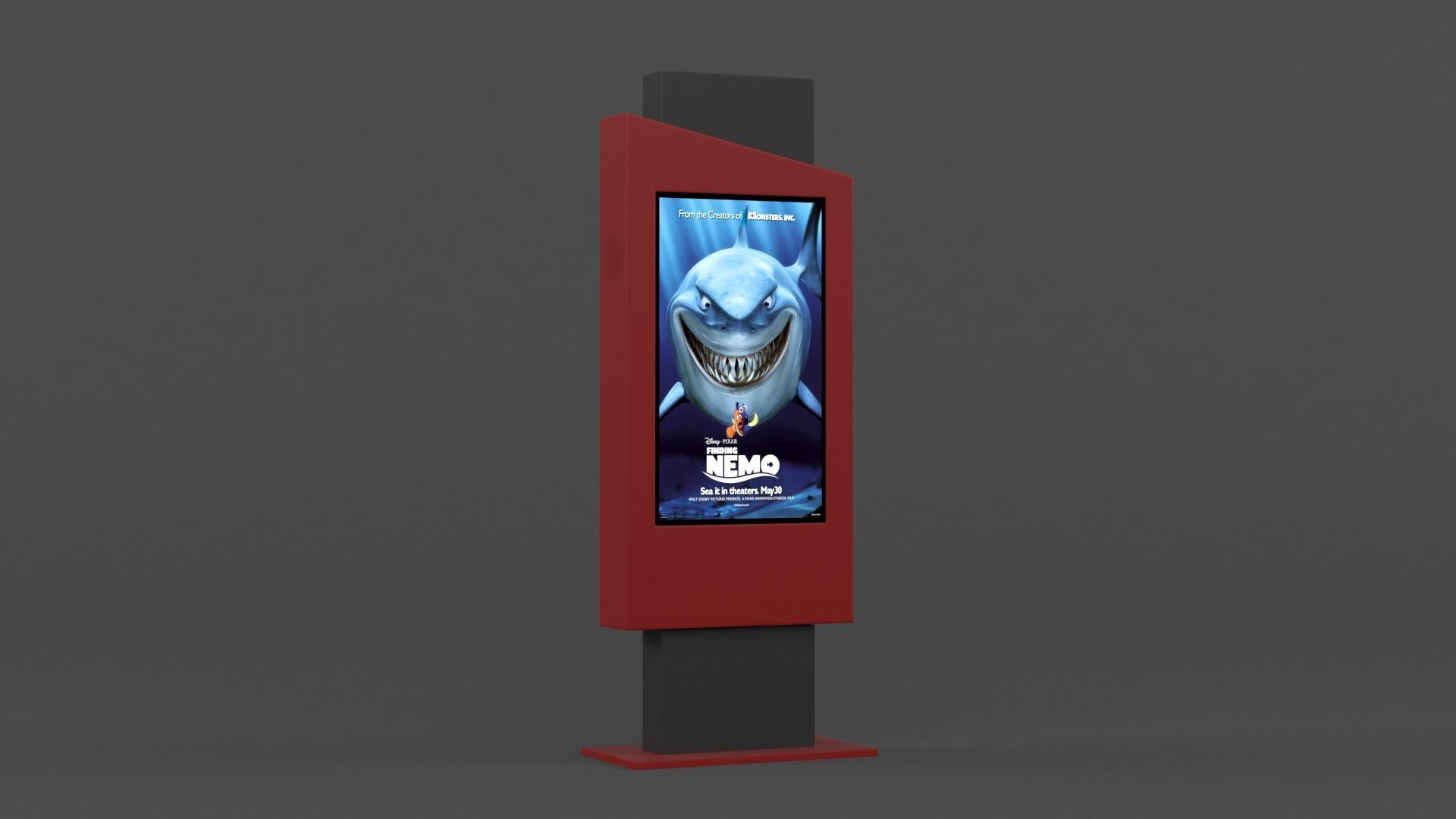 Electronic Kiosk 3D model_5