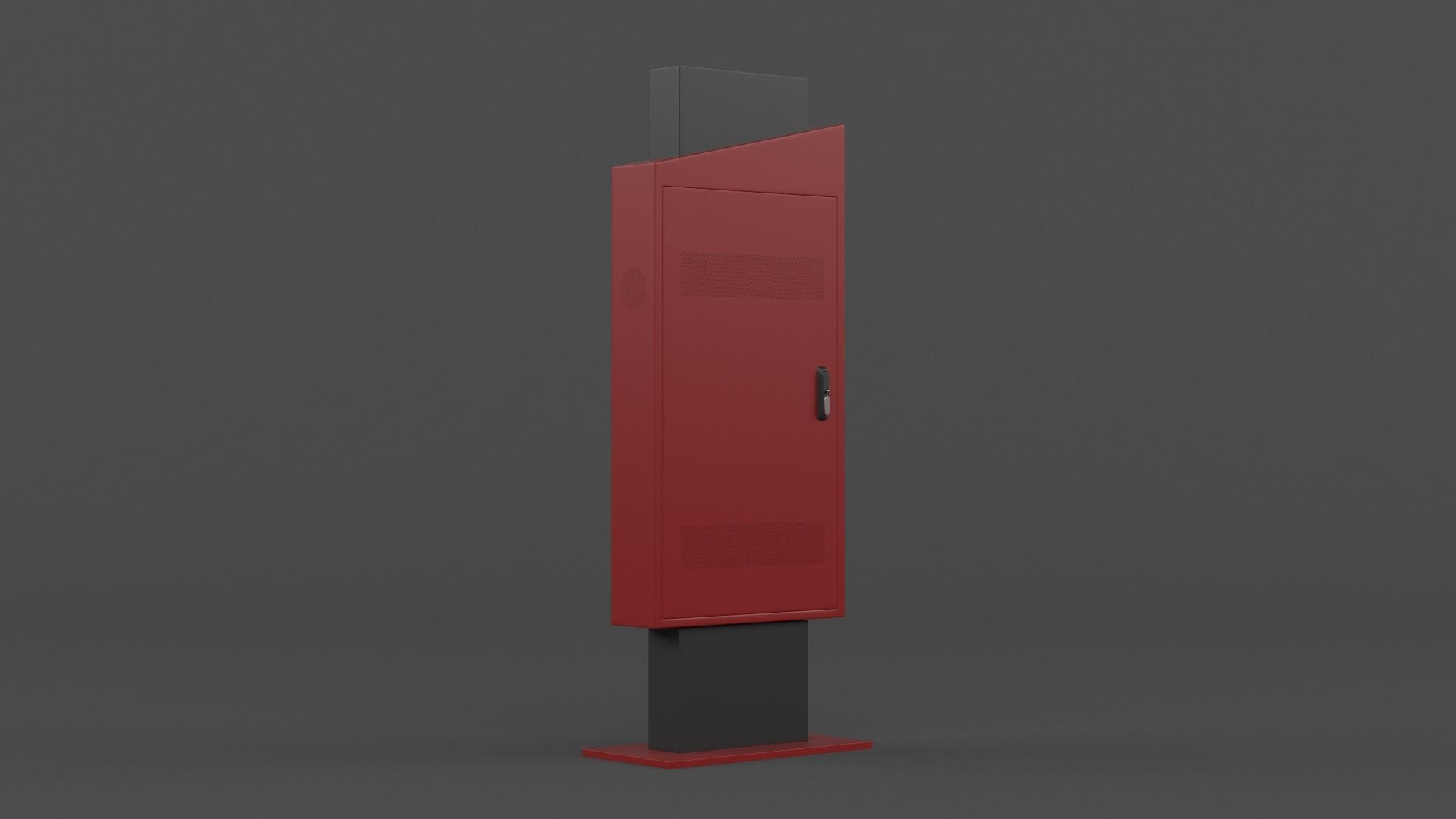 Electronic Kiosk 3D model_4