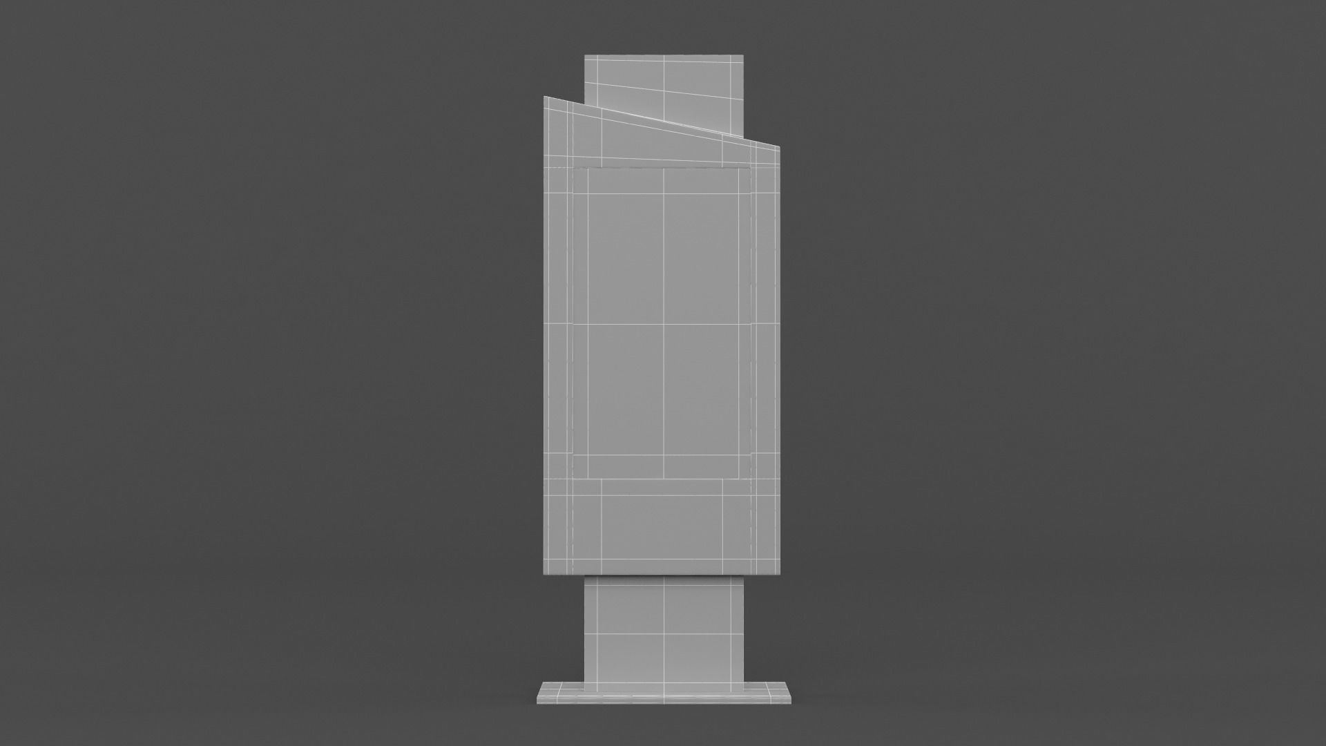 Electronic Kiosk 3D model_7