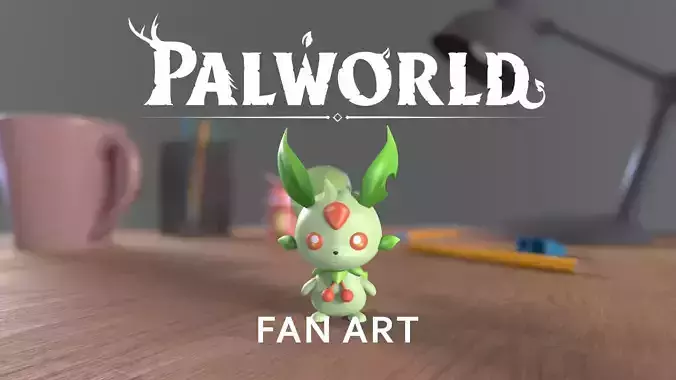 PALWORLD 04 LIFMUNK FANART 3D print model