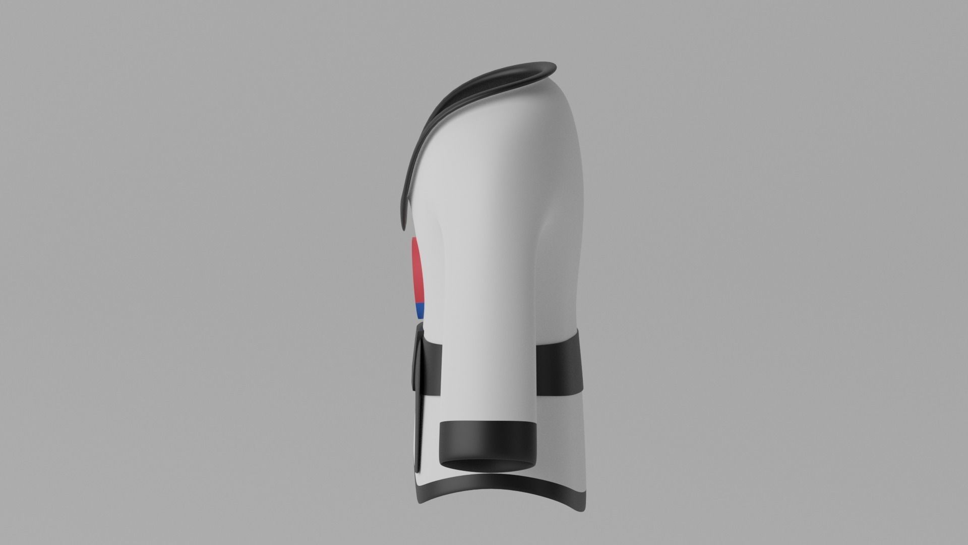 Korean Taekwondo Uniform Suit 3D model_5