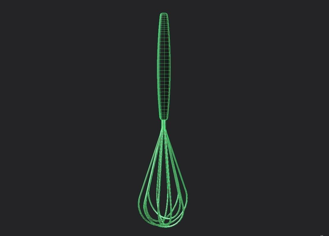 Whisk M04 Low-poly 3D model_6