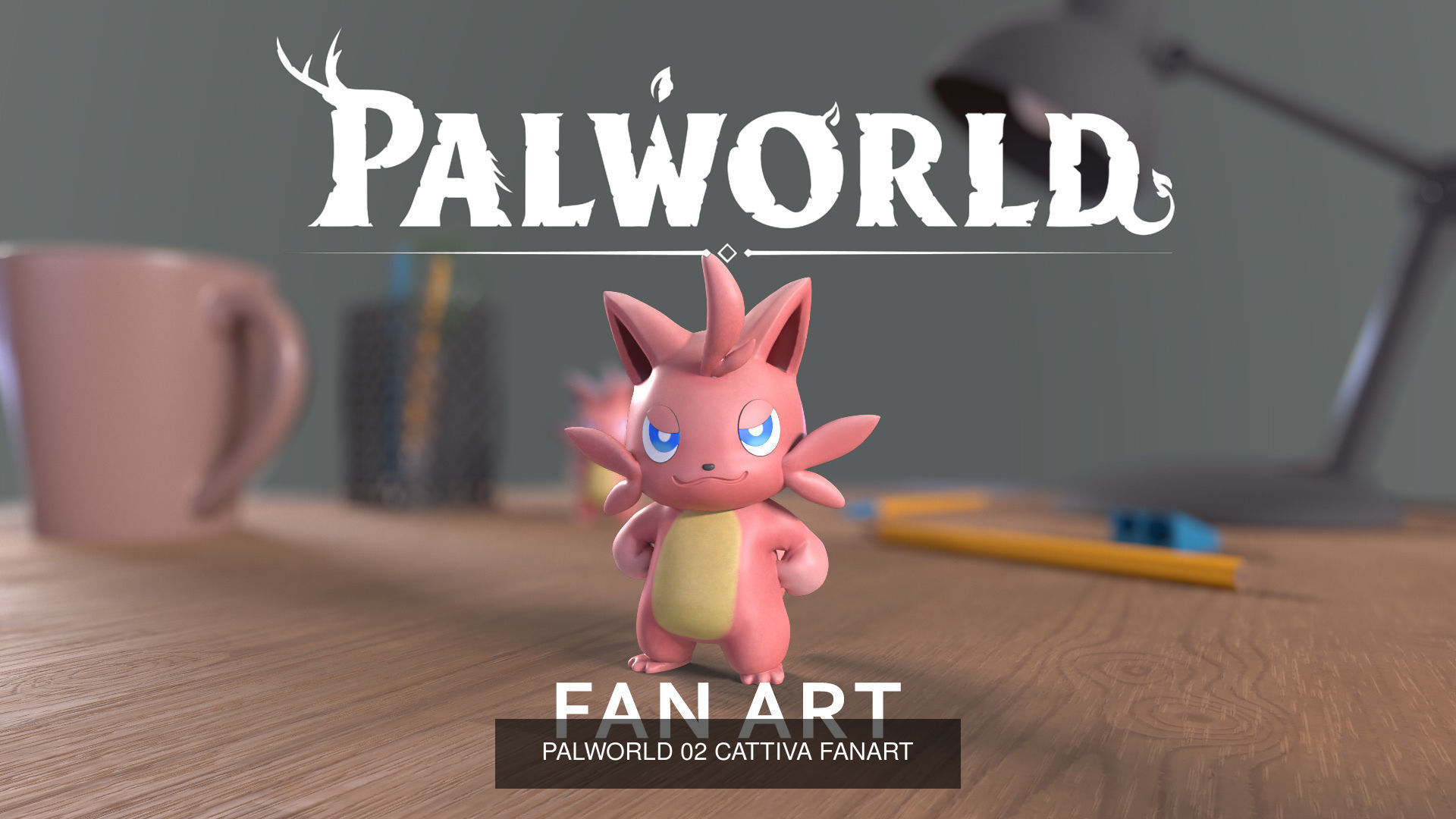 Palworld pals 1-5 3D Model Collection_3