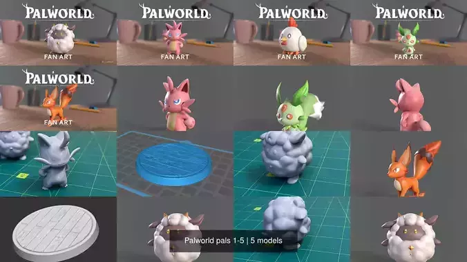 Palworld pals 1-5
