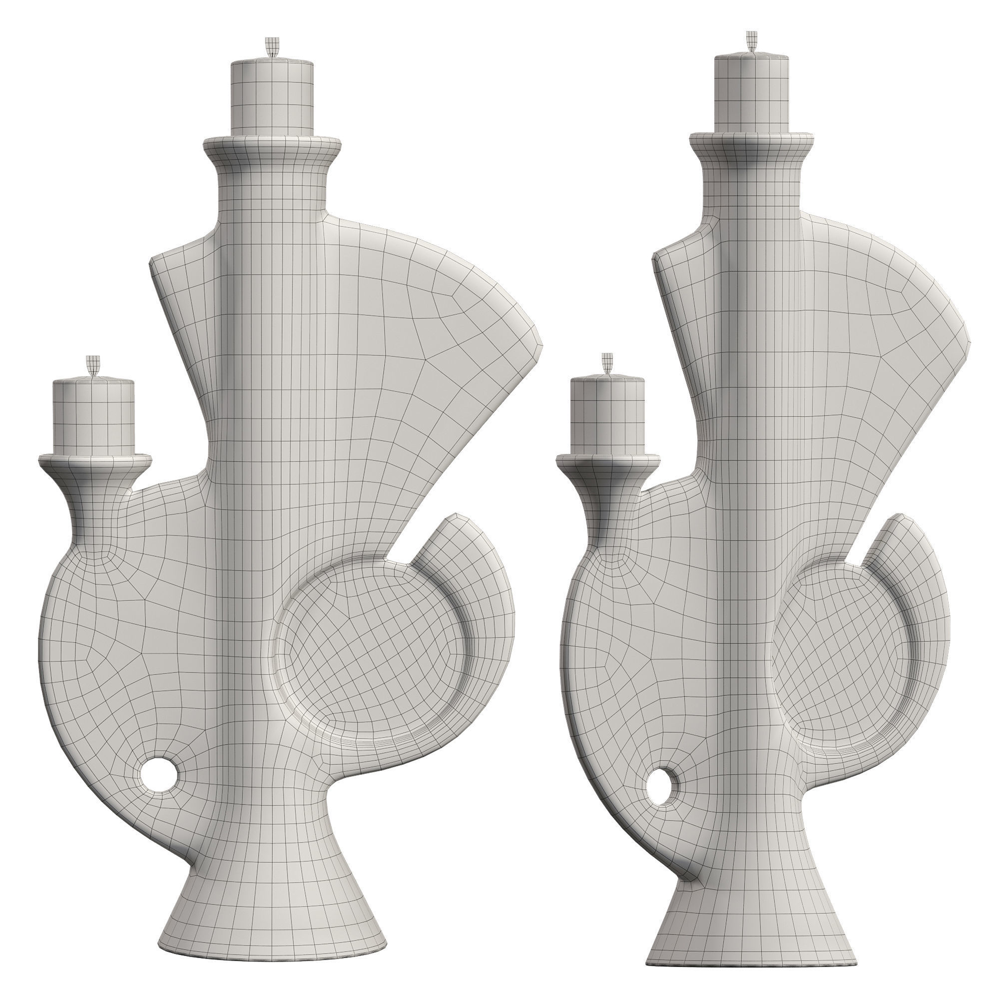 Candle Sticks by Sara Nedovic 3D model_1