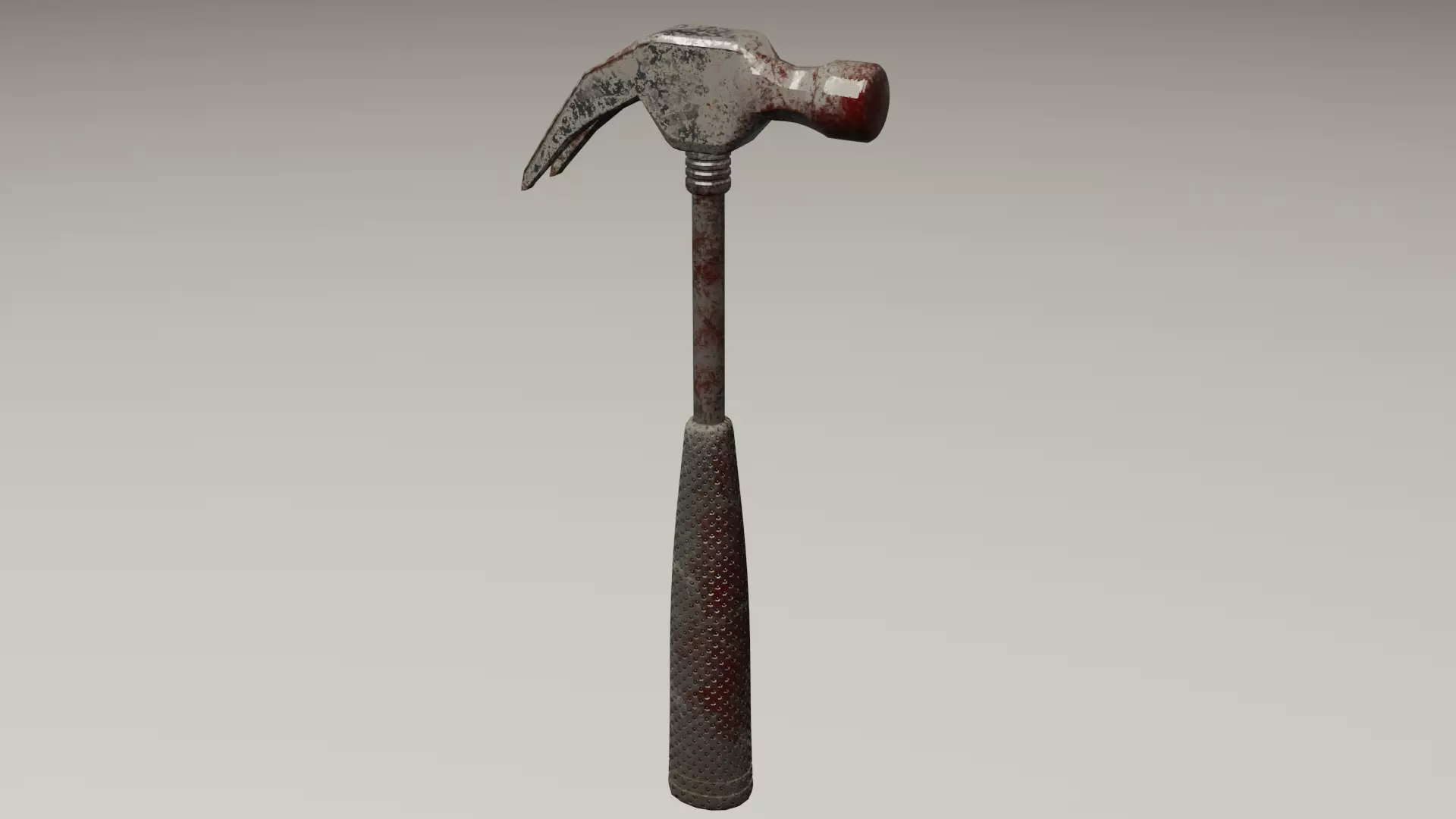 Hammer- Low Poly Low-poly 3D model_0