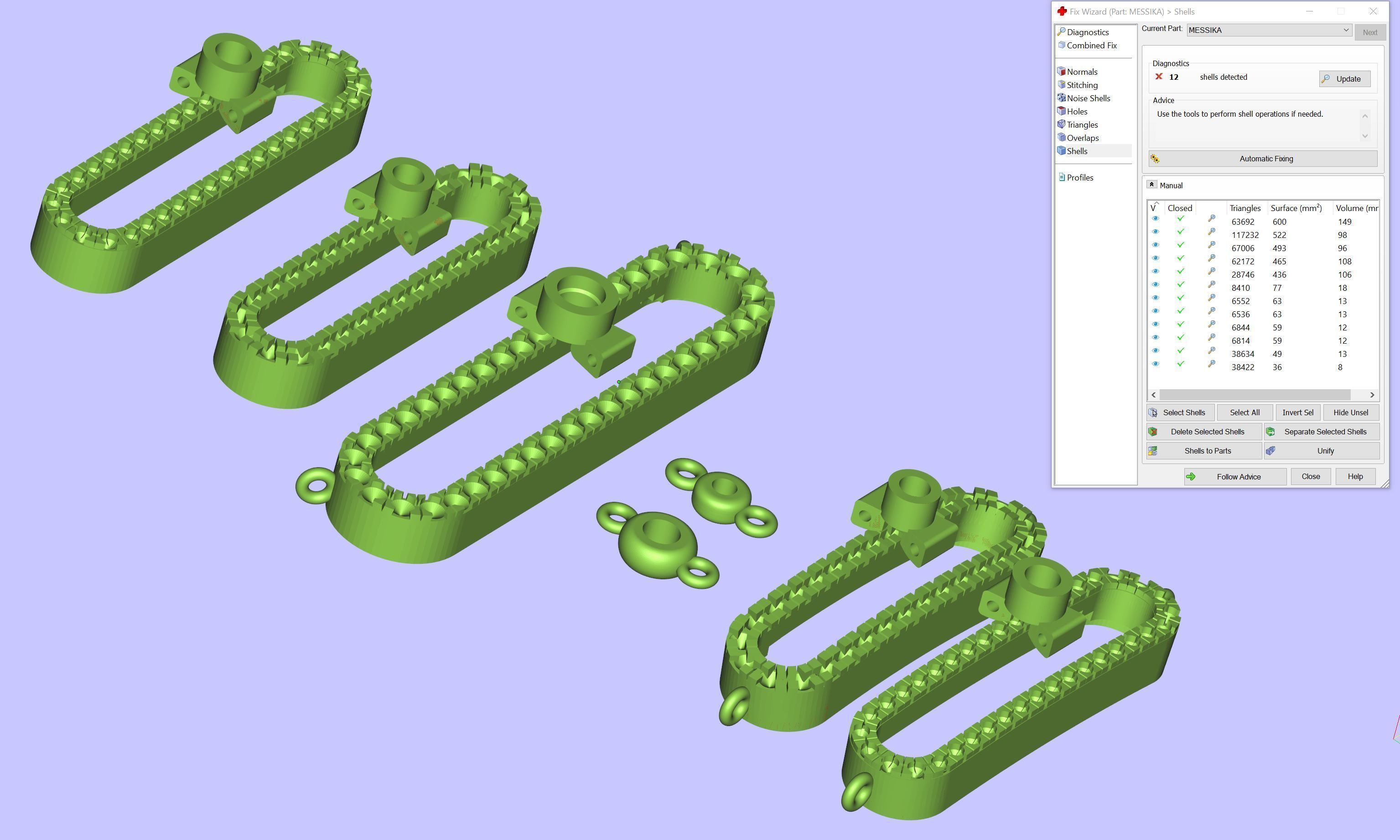 Messika MOVE Bracelet and Necklace 3D print model_9