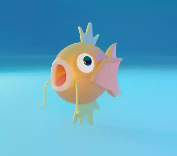 Magikarp 3D model for 3D print 3D print model
