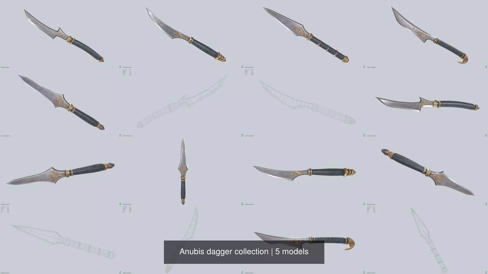 Anubis dagger collection _6