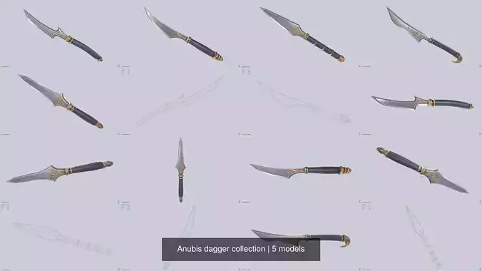 Anubis dagger collection