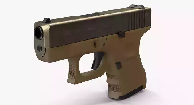 Glock 26 Brown Rough