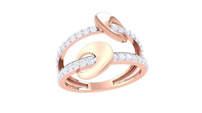 Diamond Ring 3D print model