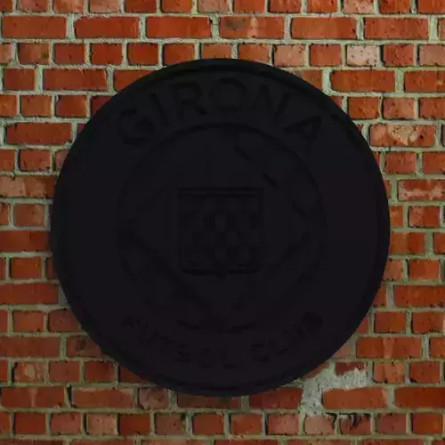 Girona FC Logo 3D print model