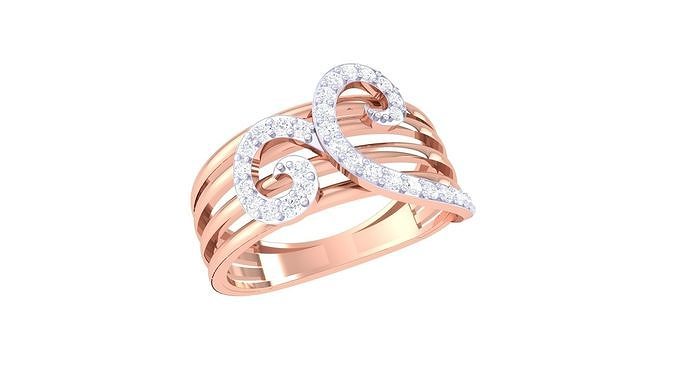 Diamond Ring 3D print model