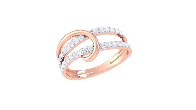 Diamond Ring 3D print model