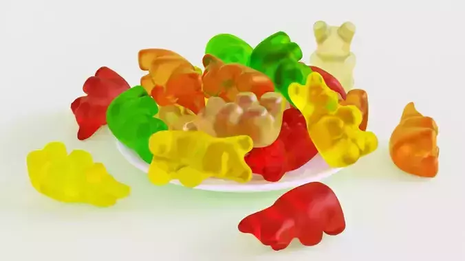 Gummy Bear 001 3D model