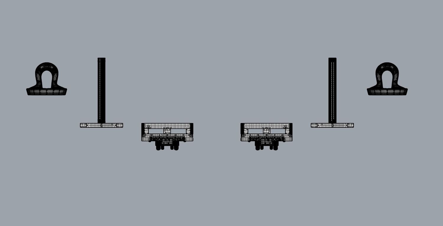 square earrings 3D print model_16