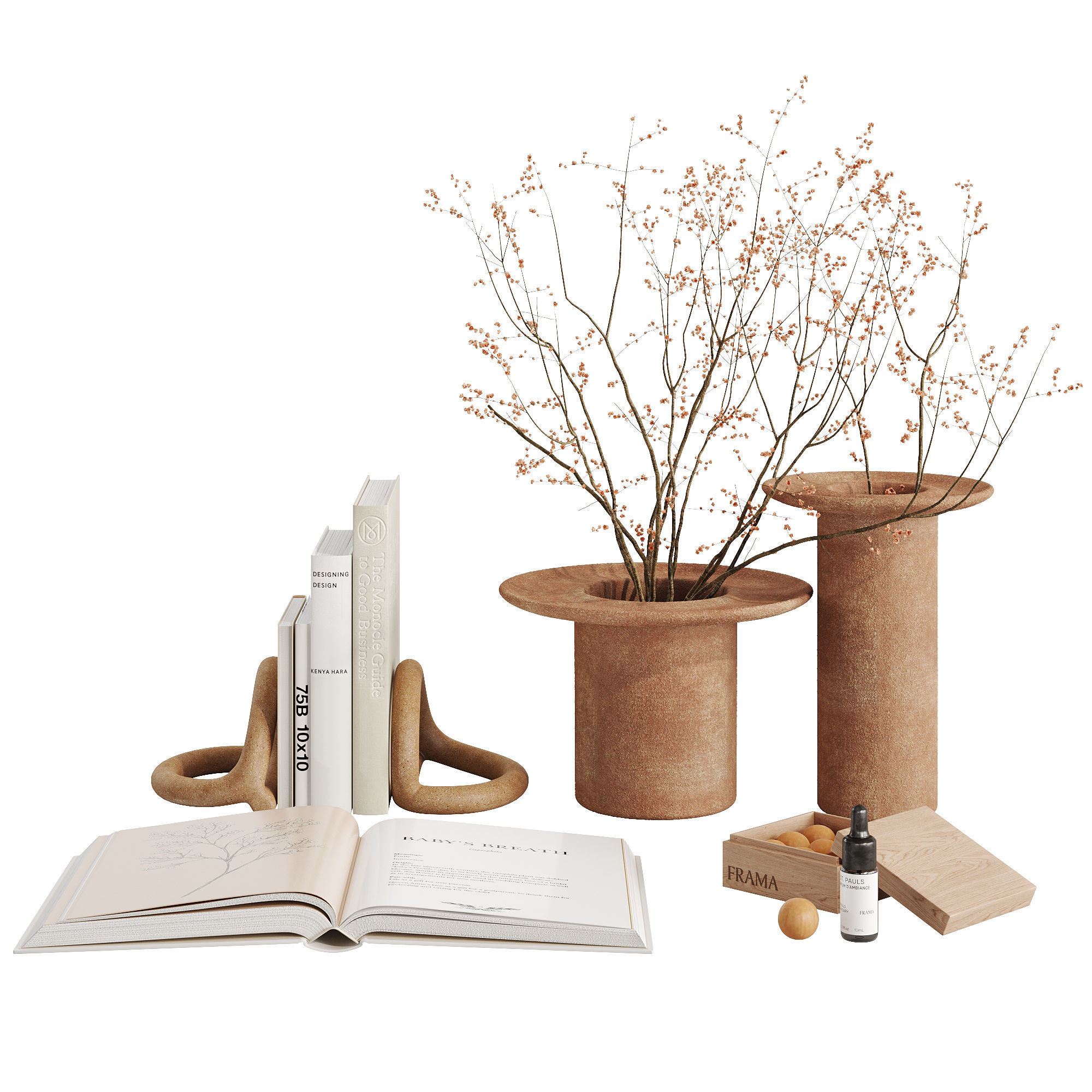 Terrakota Decorative Set 3D model_1