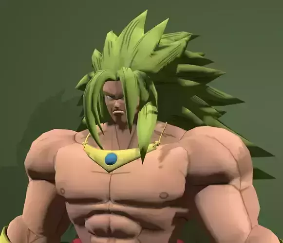 broly ssj3 3D model