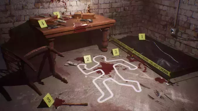 Crime Scene Pack 28 Assets